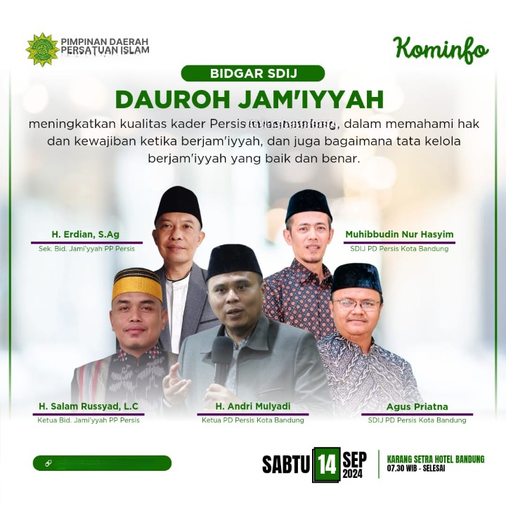 Dauroh Jamiyyah SDIJ PD PERSIS Kabupaten Karawang